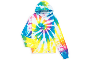 Kids tie dye hoodie multicolored