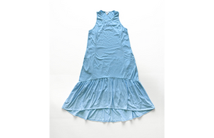 Adult tank dress in blue