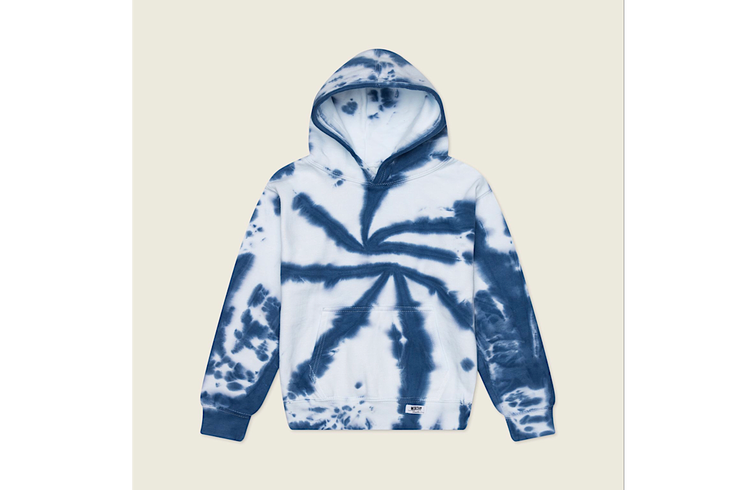 Youth tie top dye hoodie