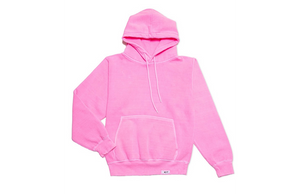 Adult hand dyed hoodie in hot pink: matching loungewear sets
