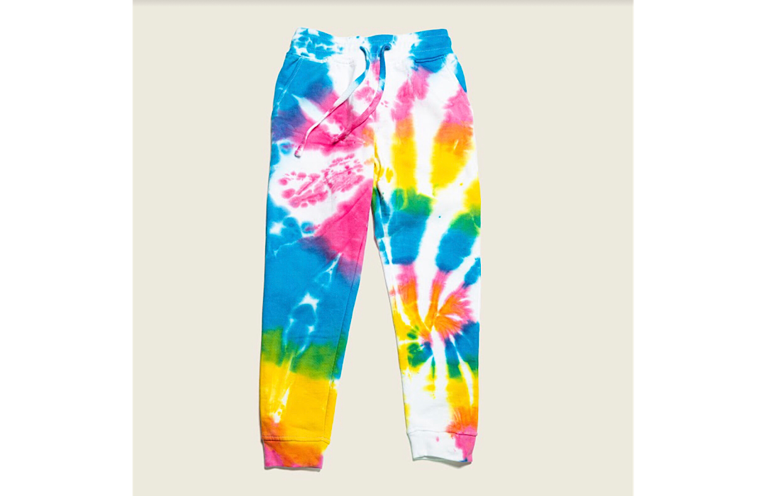 Kids Tie Dye Jogger in Multi Worthy Threads