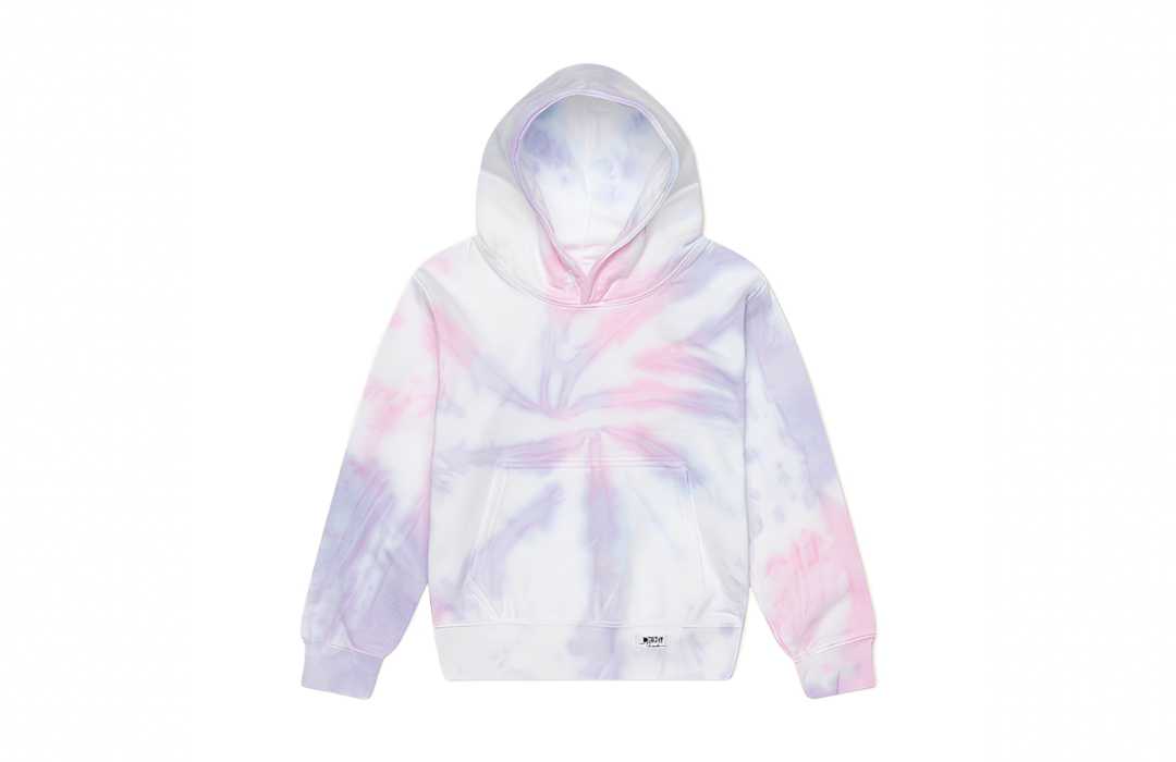 Kids Tie Dye Hoodie in Spun Sugar Worthy Threads