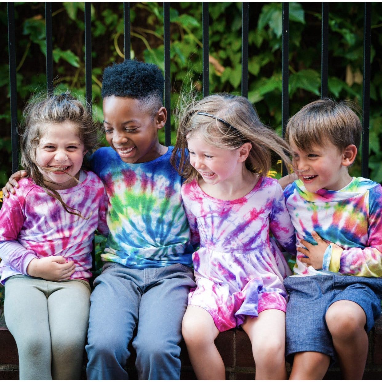 Neon Pink Tie Dye Smile T-Shirt | Smile & Soul Threads Small