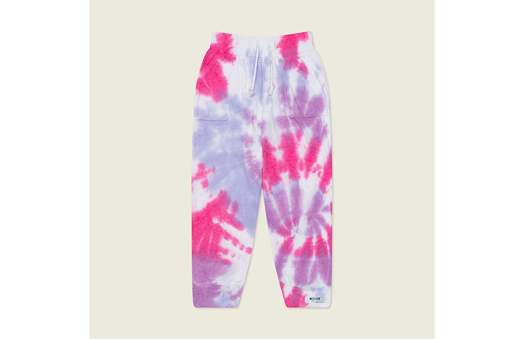 Baby Toddler Tie Dye Joggers in Pink Purple