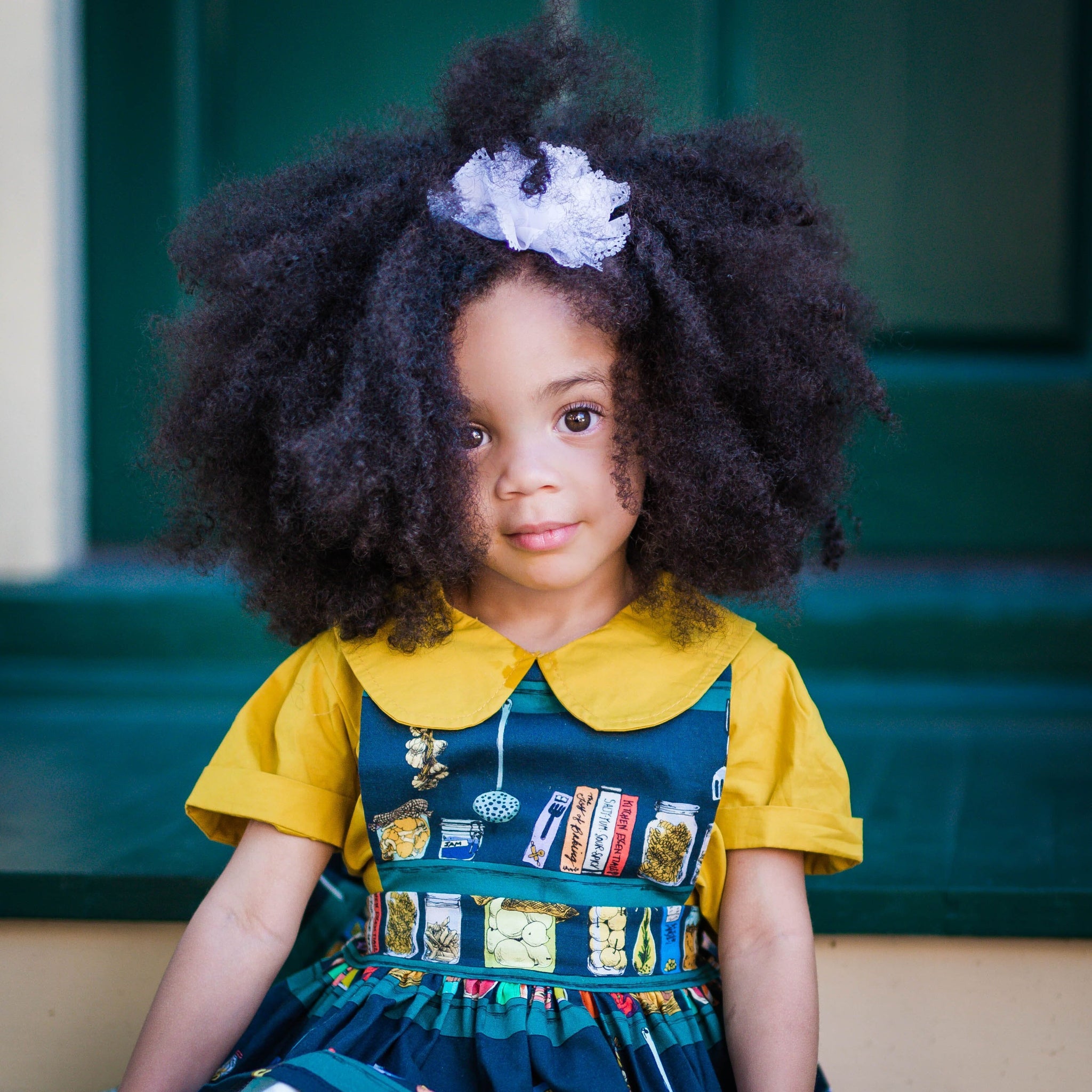 Girls Pinafore Dress in Canning